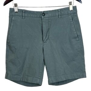 Everlane Uniform Performance Chino Slim Fit Shorts Mens Size 31 7" Inseam Green